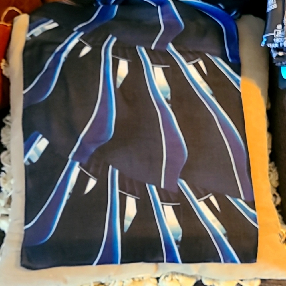 Linen aviation scarf